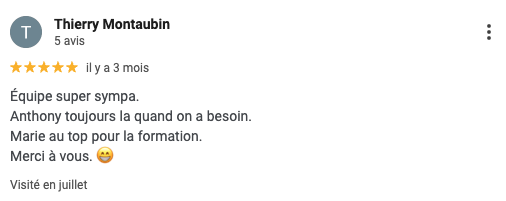 Avis Thierry M COCV Loisirs 17