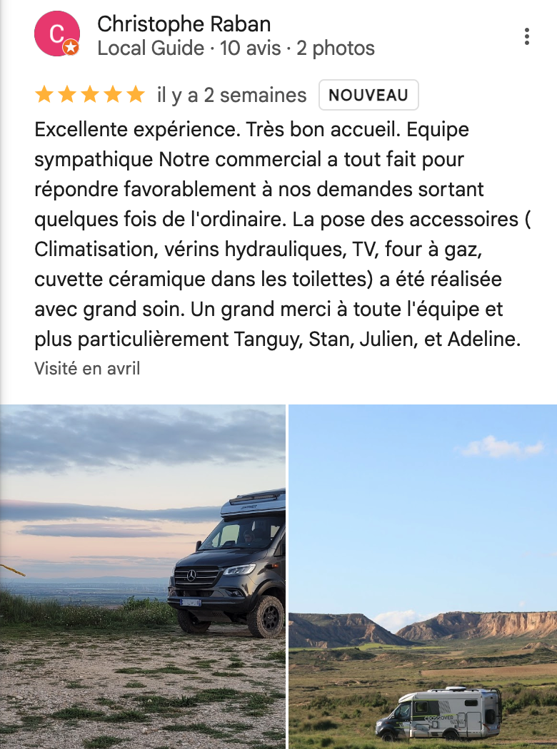 Avis Ypocamp Carabita HYMER