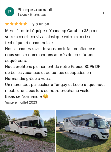 Avis Ypocamp Carabita Rapido